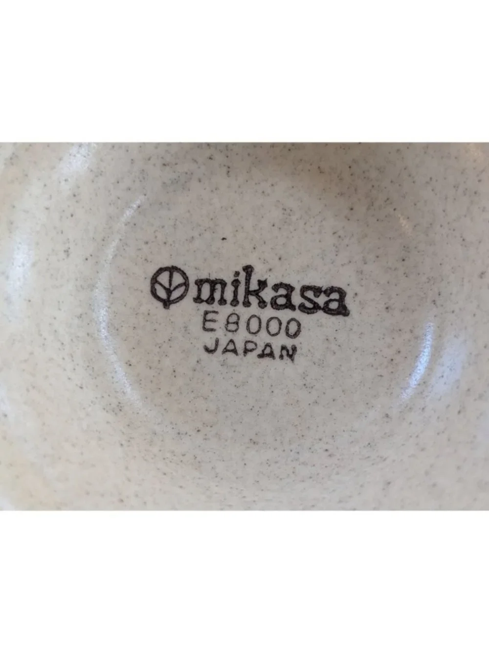 Vintage Mikasa Whole Wheat E8000 Stoneware Sugar & Creamer Set Coffee & Tea